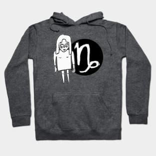 Capricorn Zodiac Woman, Capricorn Girl Hoodie